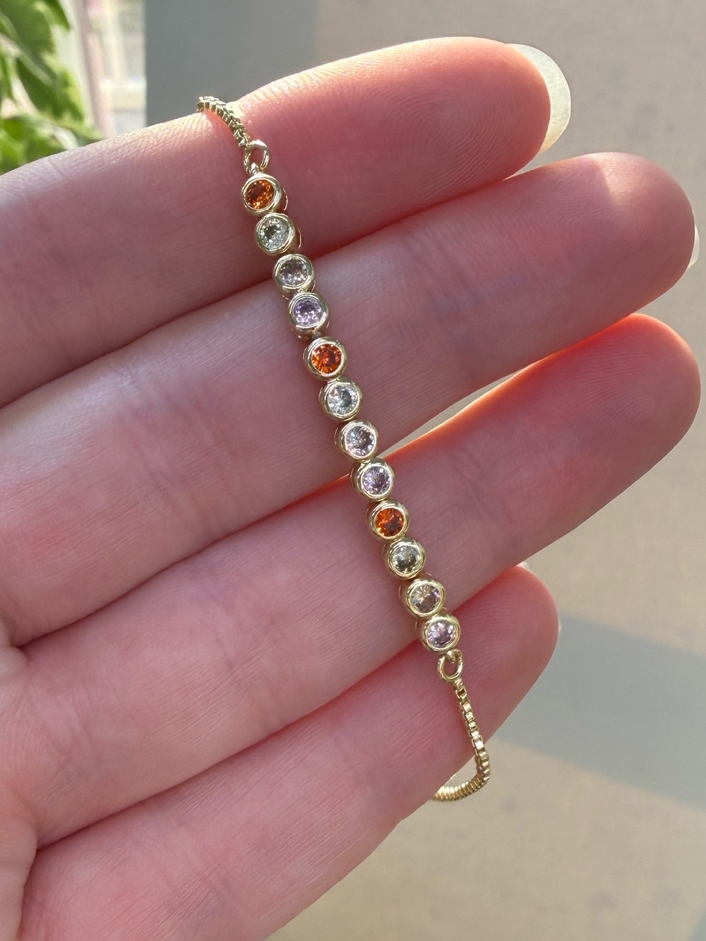 18k GP Tennis Bracelet